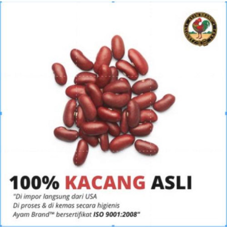 Ayam Brand Kacang dalam Saus Tomat Kaleng 425gram