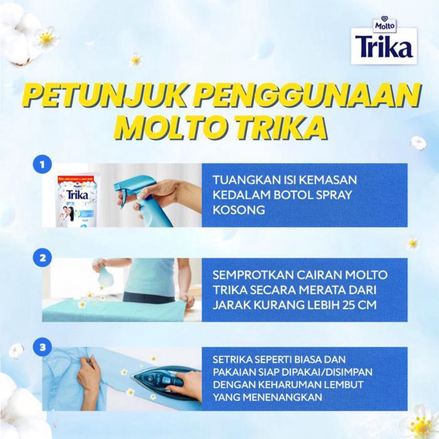 Molto Trika Pure Pelicin Pakaian Pure 300 ml 300ml