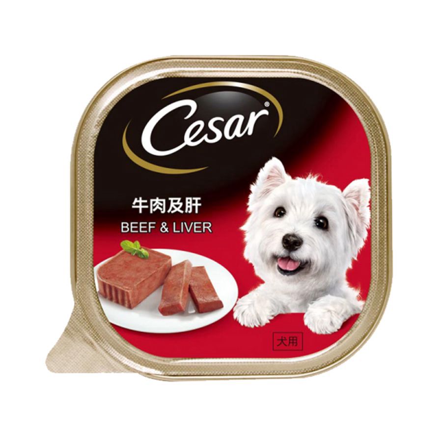 Cesar Beef & Liver Dog Food 100gram