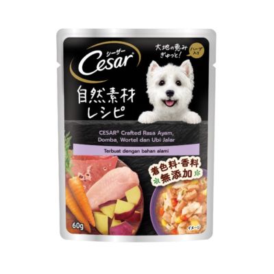 CESAR Naturally Crafted Lamb, Carrot & Sweet Potato Wet Dog Food