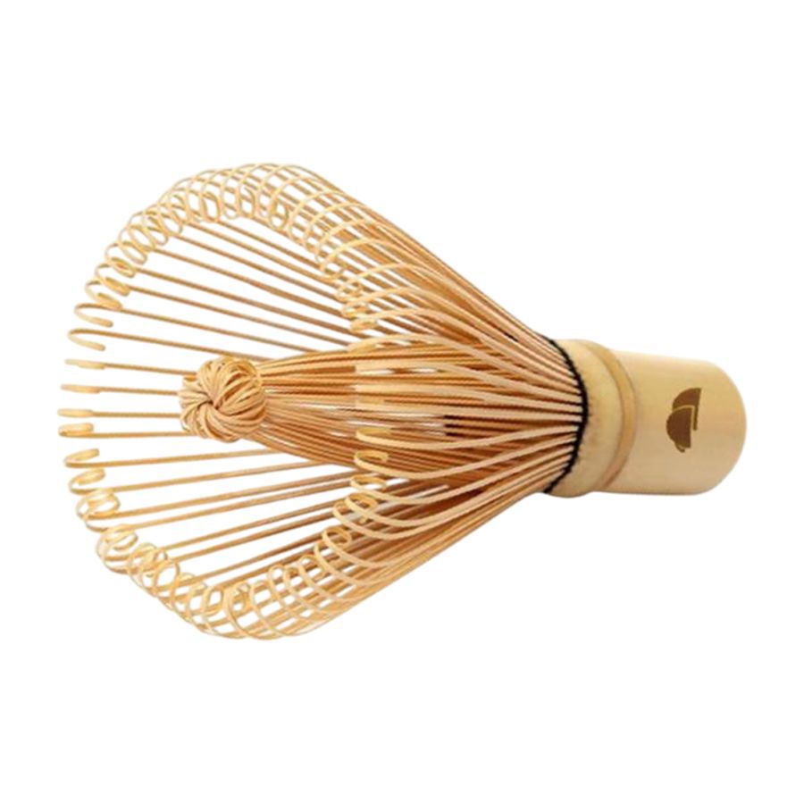 One Two Cups Chasen Bamboo Matcha Whisk Pengaduk Teh Jepang 76 Tangkai - 7276 Brown
