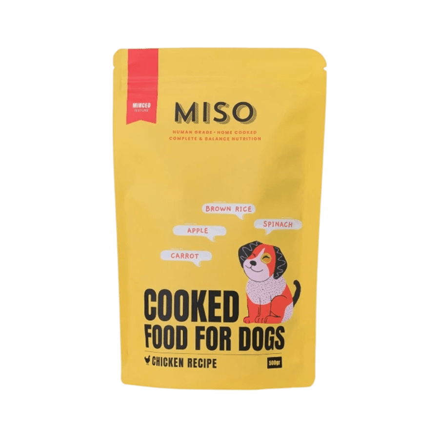 MISO Cooked Minced Chicken Recipe Makanan Anjing Basah 500gram