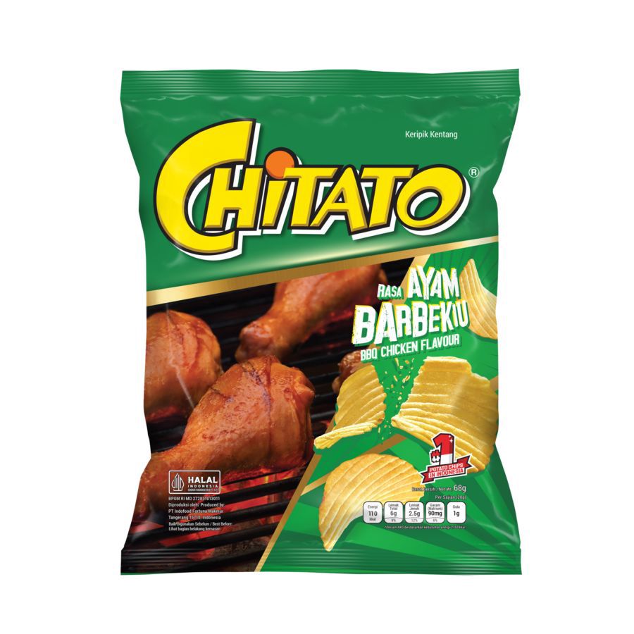 Chitato Ayam Barbekiu Keripik Kentang 65gram