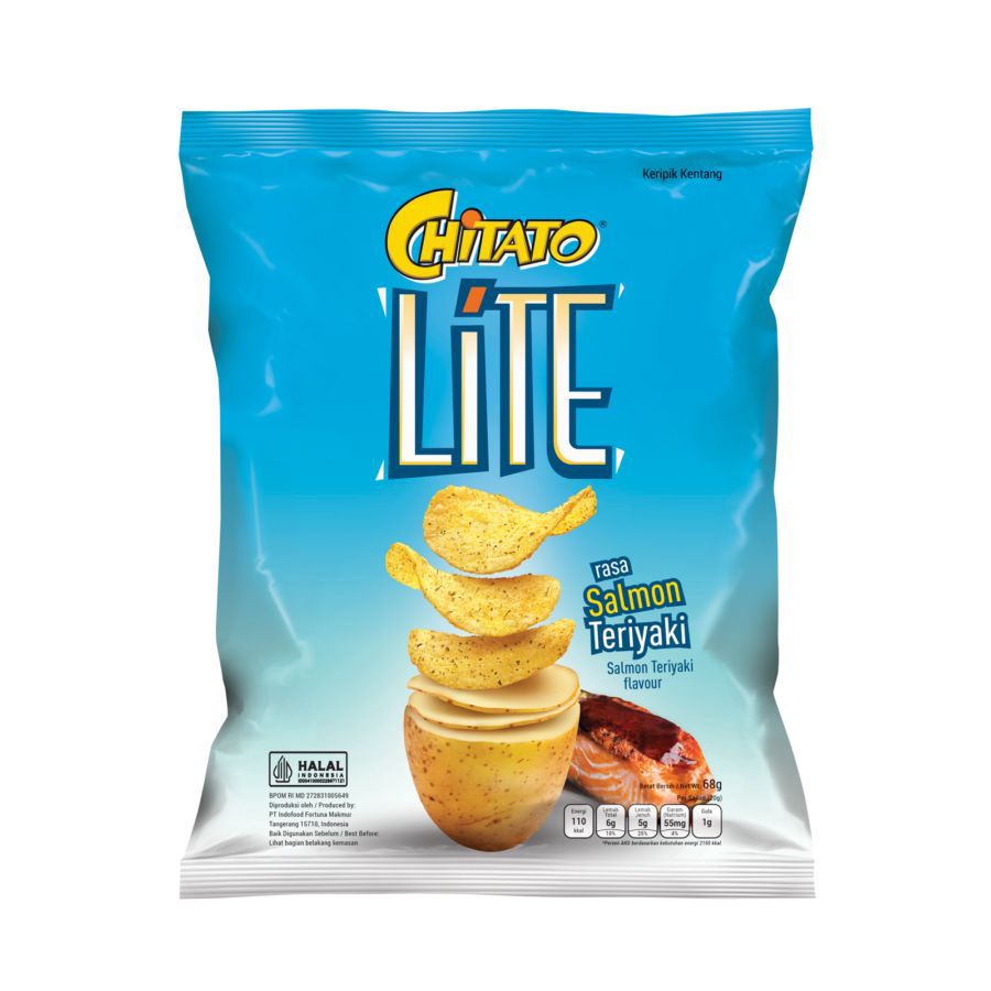 Chitato Lite Salmon Teriyaki Chips 65gram