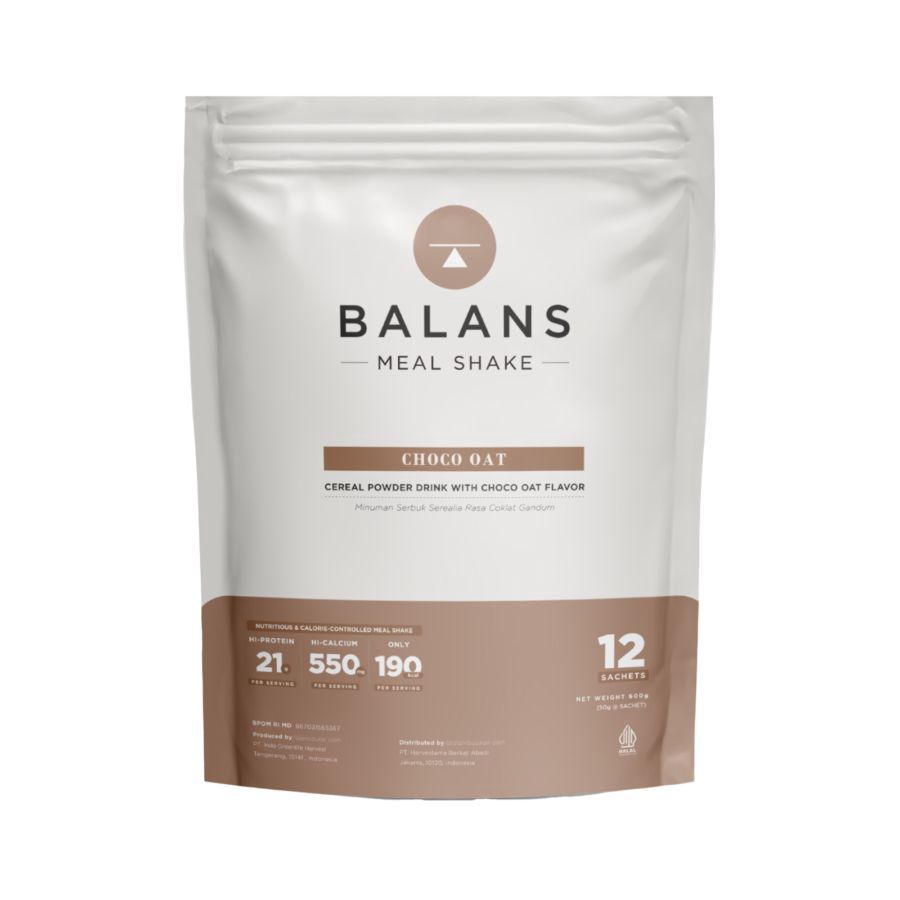 Balans Meal Shake UYU Series Choco Oat 12sachet