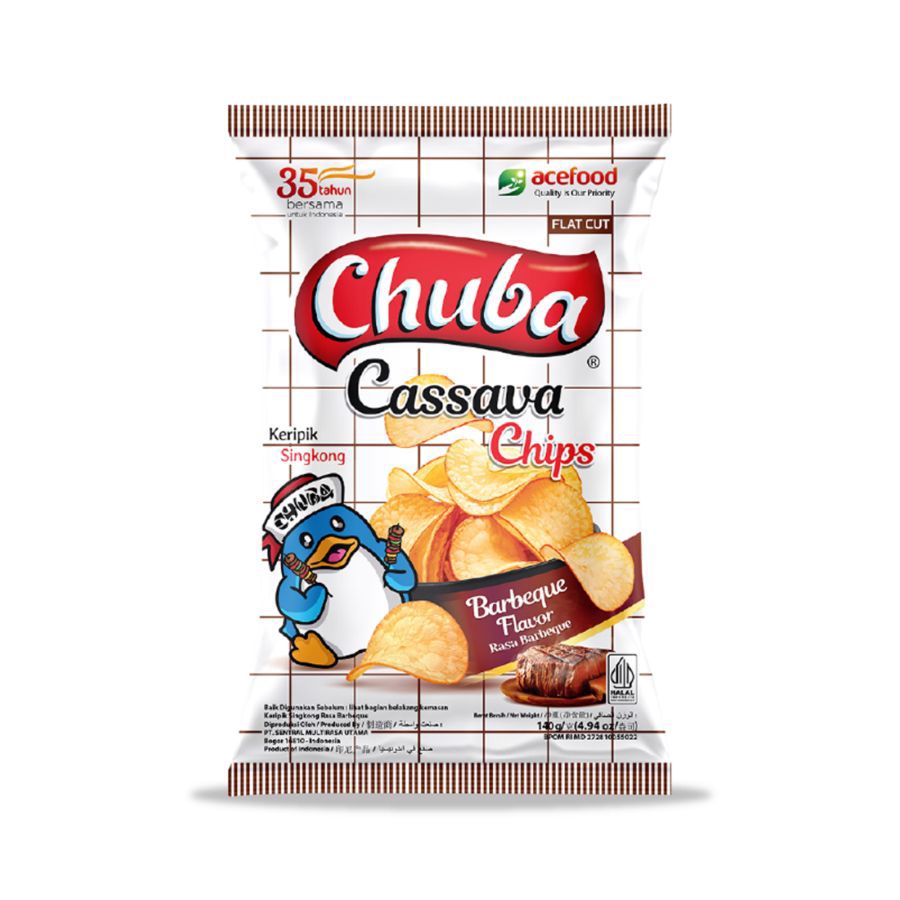 Chuba Cassava Chips Barbeque 120gram