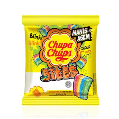 Chupa Chups Sour Bites Fruit Permen Jeli