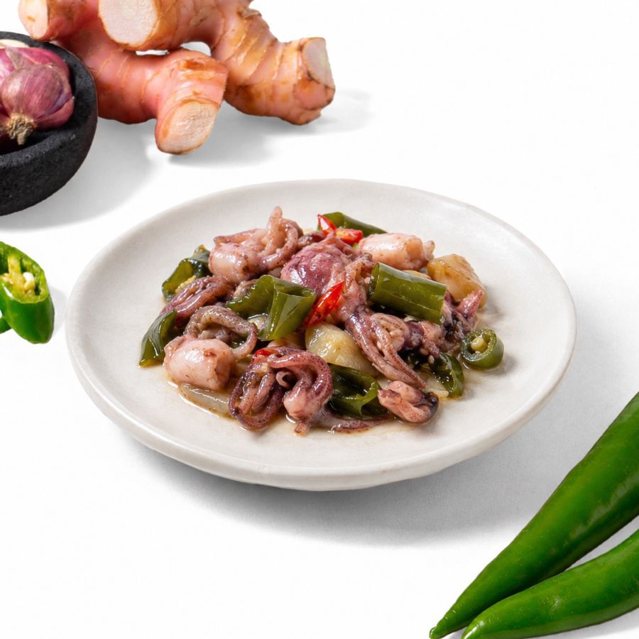 Cumi CUGIL Cabe Ijo Ala Carte 100gram