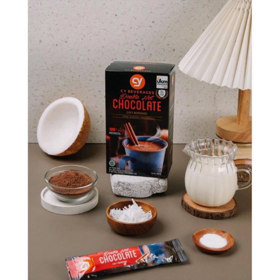 CY Double Hot Chocolate 3in1 Box 8pcs x 40 gram 1box