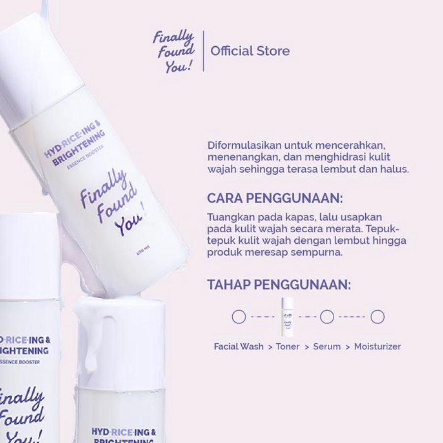 Finally Found You! Hydriceing & Brightening Essence Booster Toner 100ml