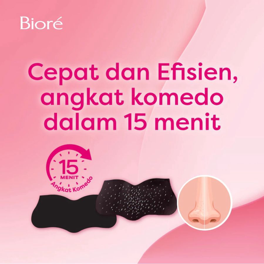 Biore Pore Pack Charcoal Pembersih Komedo 1pcs