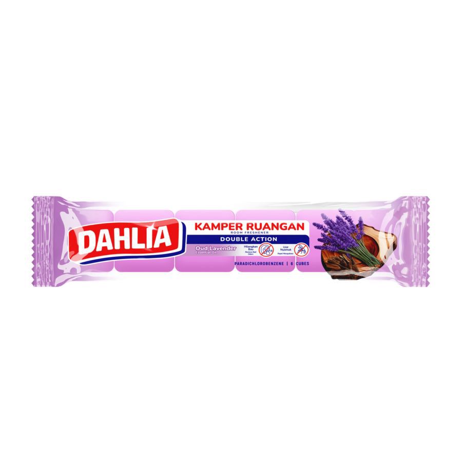 Dahlia Kamper Oud Lavender Pengharum Ruangan 6pcs