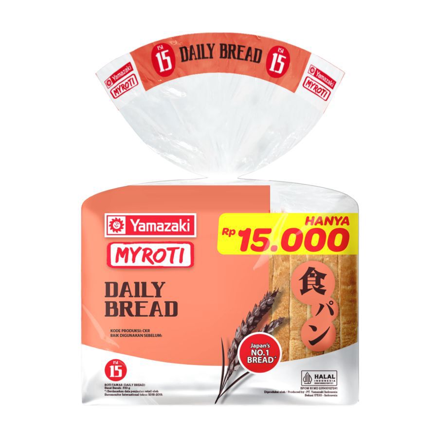 My Roti Daily Bread Roti Tawar 510gram