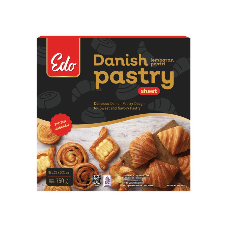 Edo Danish Pastry Sheet 750gram