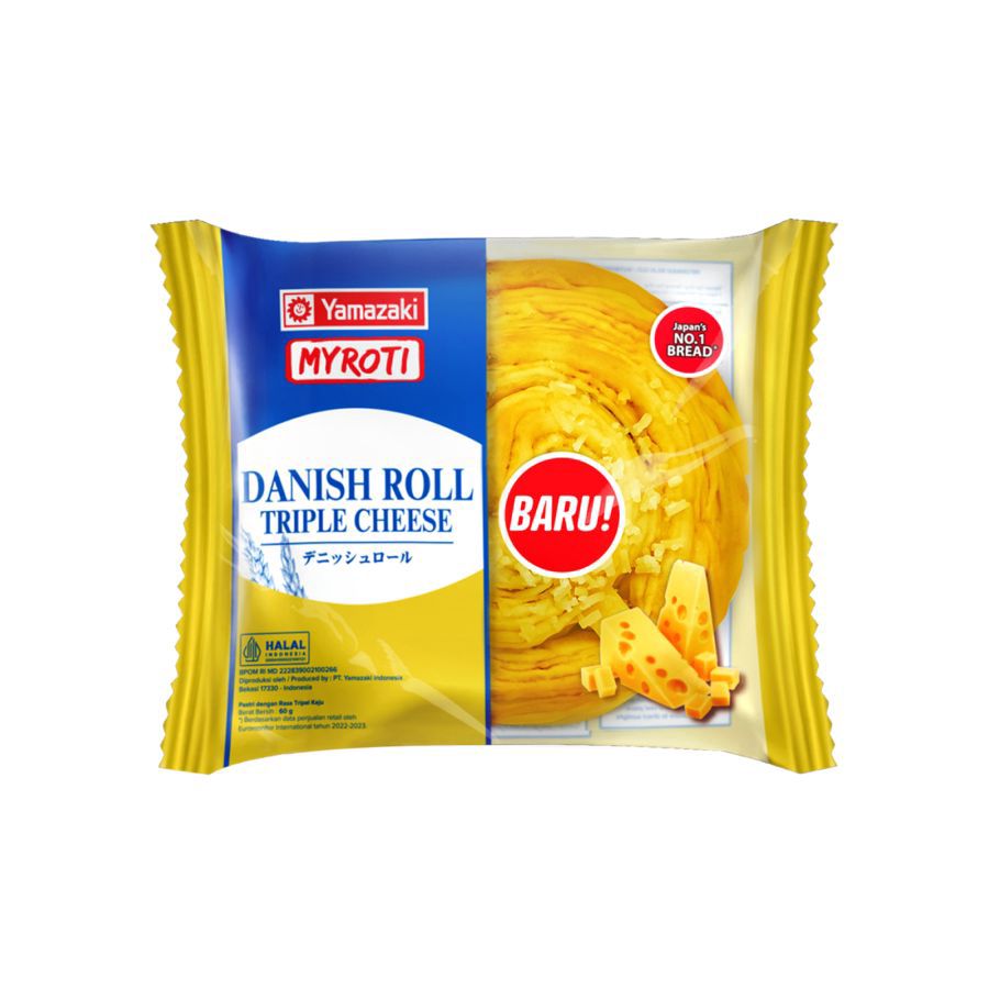 My Roti Danish Roll Triple Cheese