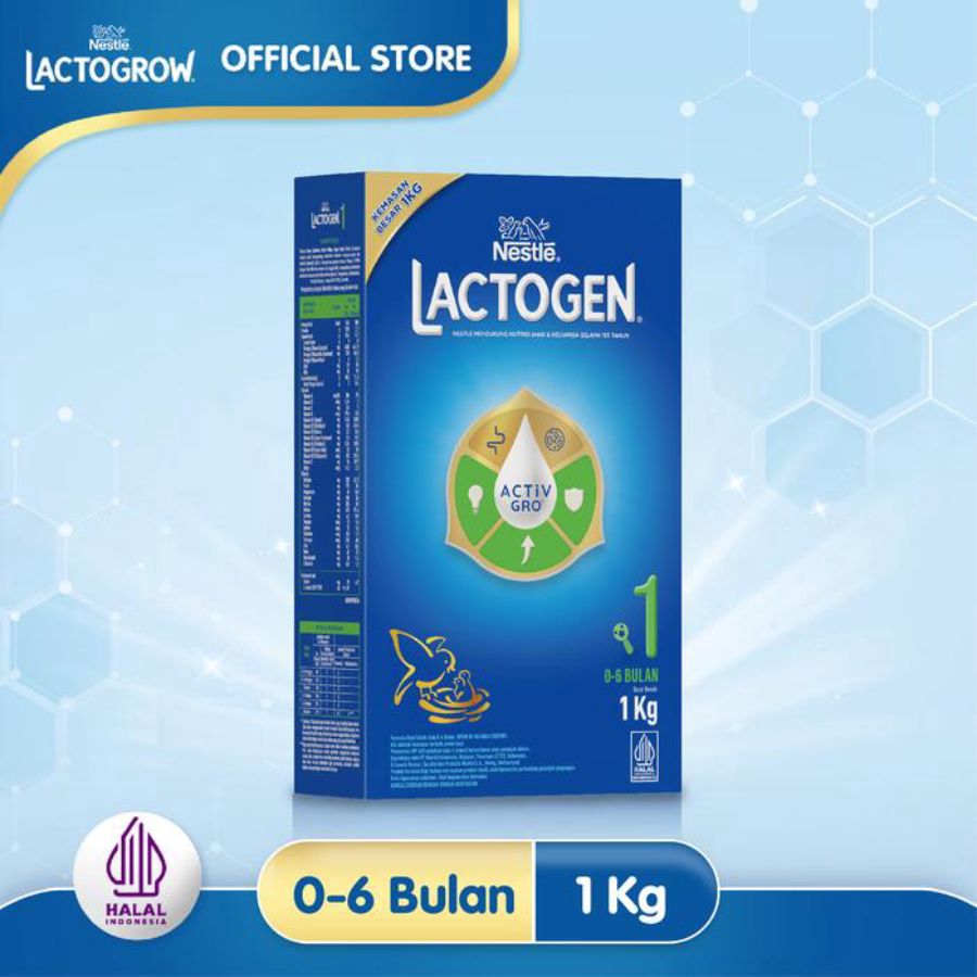 Nestle Lactogen 1 Susu Formula 0-6 Bulan 1000gram