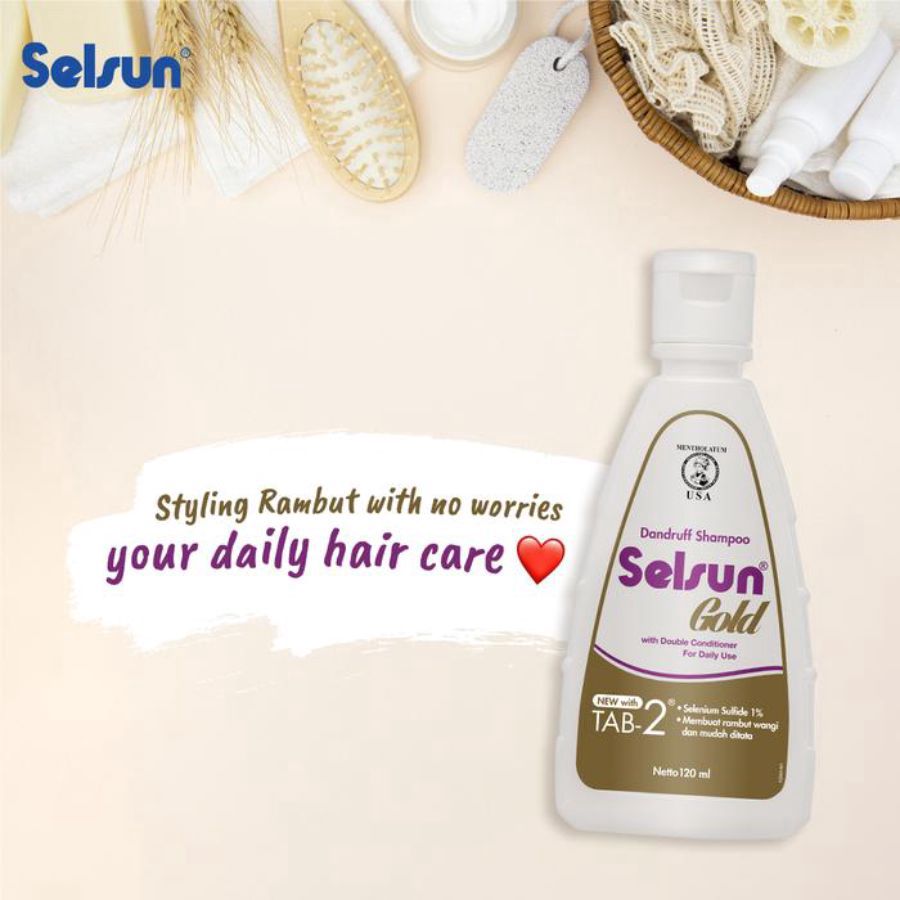 Selsun Gold Double Conditioner Anti Dandruff Shampoo 120ml