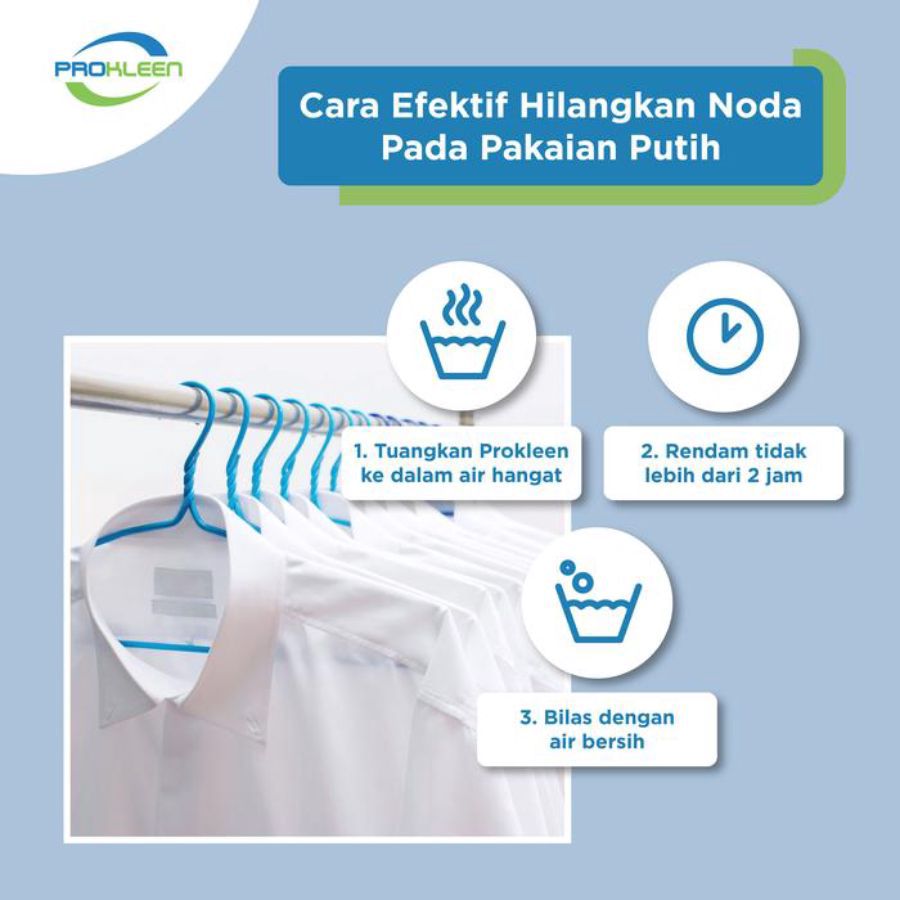 Prokleen Chlorine Bleach Pemutih Pakaian Jerigen 1000ml