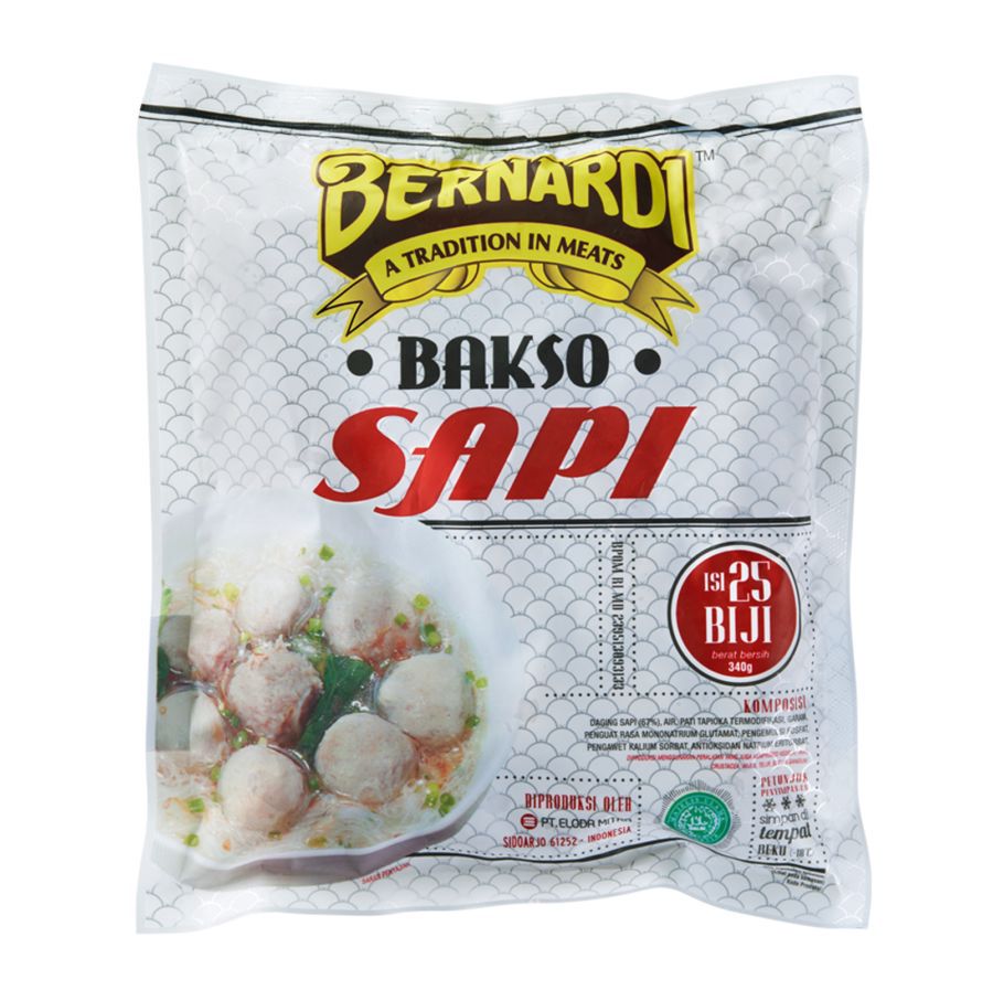 Bernardi Bakso Sapi Besar 25pcs 340gram