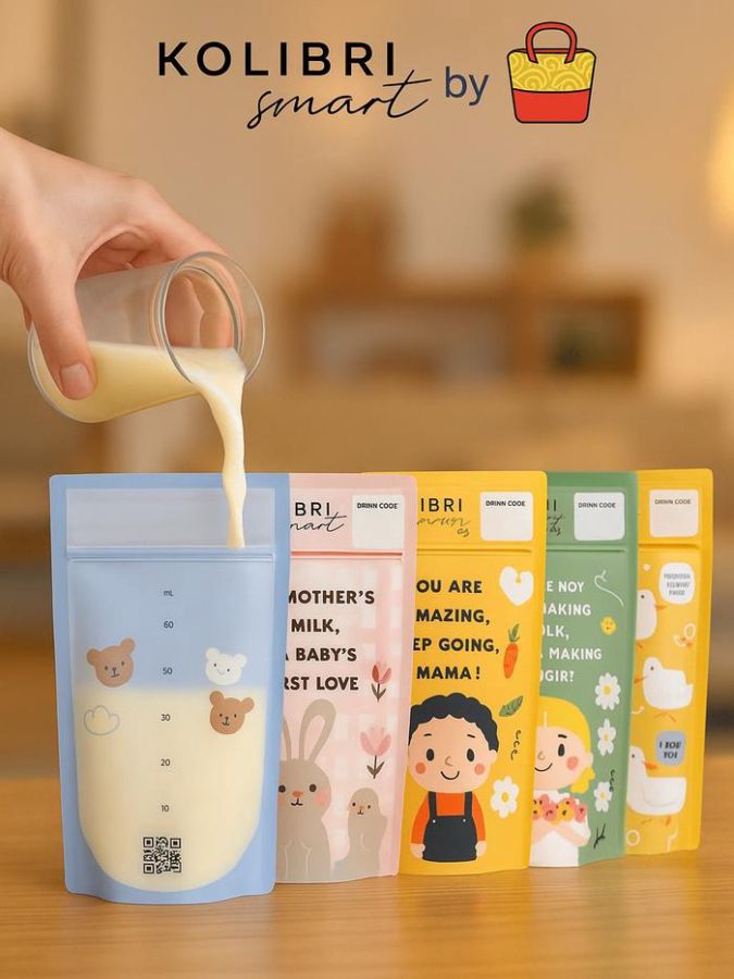 Gabag Smart Poem For Mama Kantong ASI Kapasitas 150 ml 1pack
