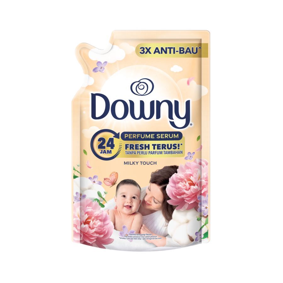 Downy Milky Touch Pelembut dan Pewangi Pakaian 1350ml