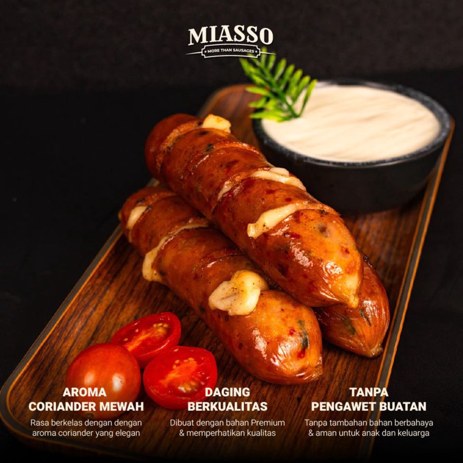 Miasso Sosis Spicy Cheese Coriander 190gr