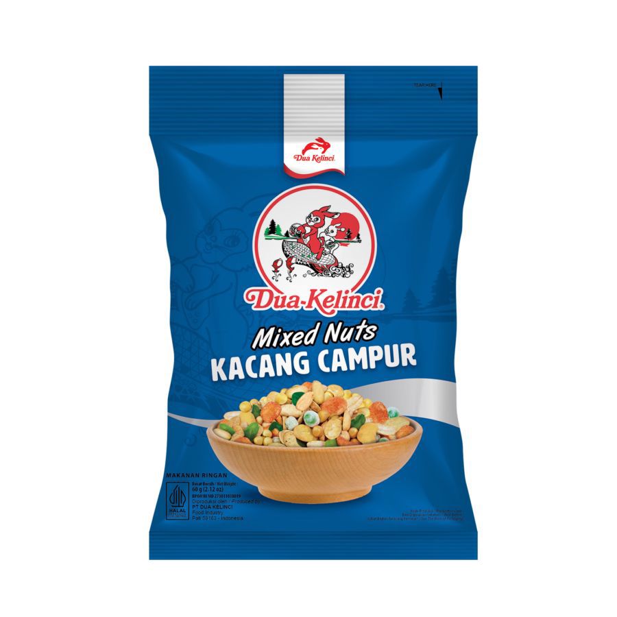 Dua Kelinci Kacang Campur Mix Nut 60gram