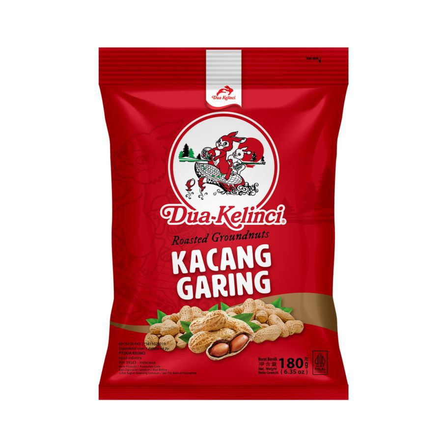 Dua Kelinci Kacang Garing 180gram