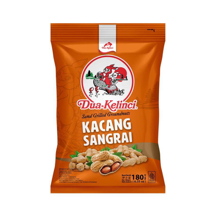Dua Kelinci Kacang Kulit Sangrai 180gram