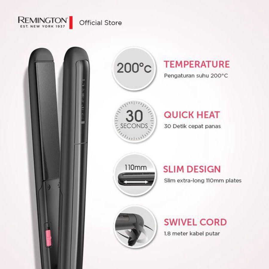 Remington Catokan Rambut Pelurus Rambut SIA100 1pcs