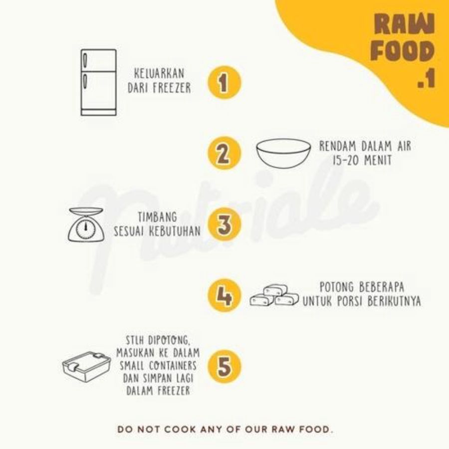 Nutriale Raw Chicken & Pumpkin Makanan Anjing Basah 500gram