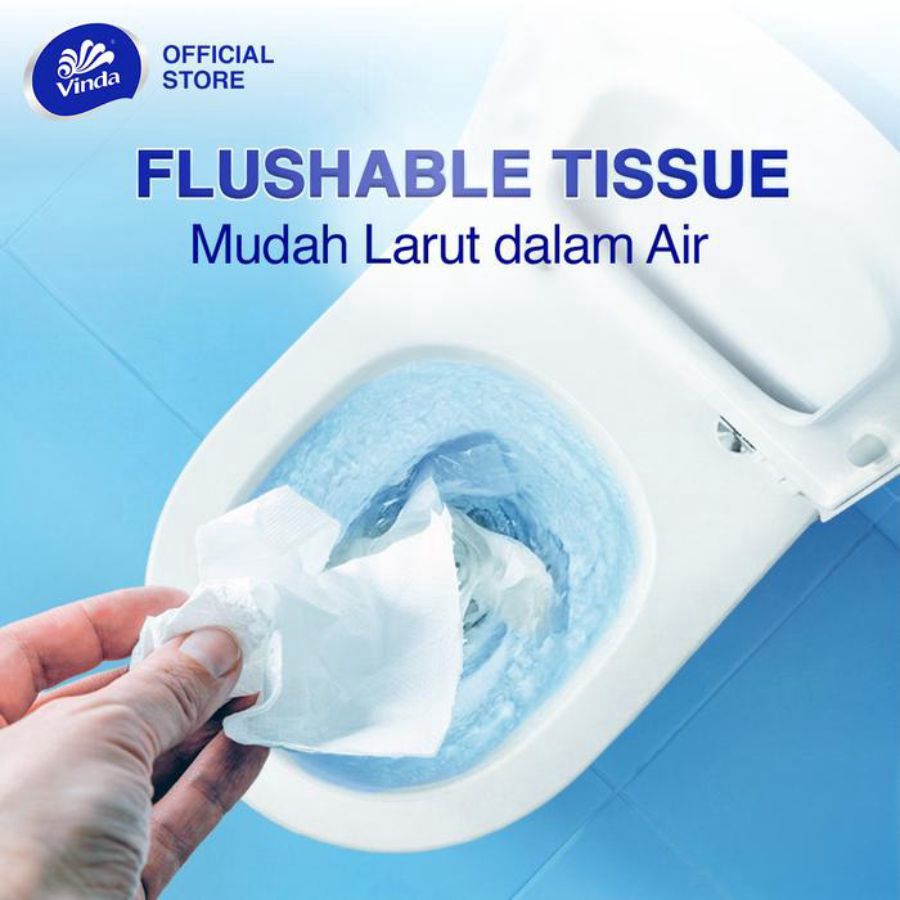 Vinda Deluxe Toilet Rolls Tisu Toilet 3 Ply