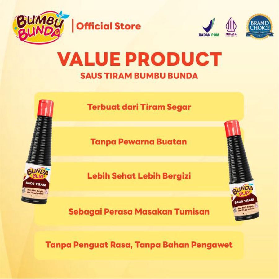 Bumbu Bunda Elia Saos Tiram 150ml