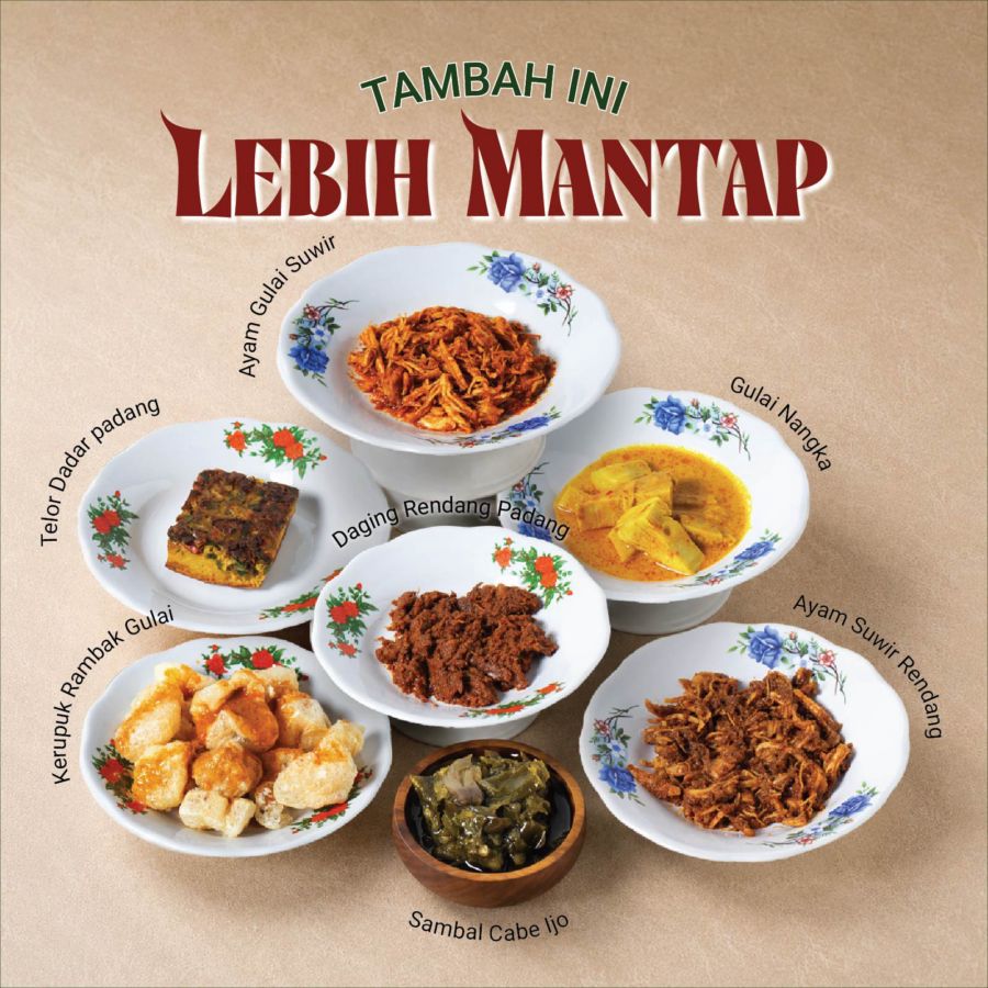 Rice Bowl Daging Rendang Suwir Padang 1pcs