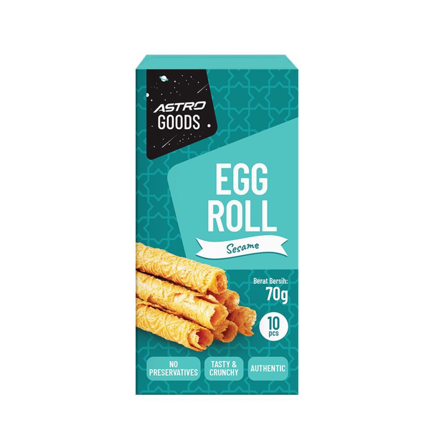 Egg Roll Sesame Astro Goods 70gram 70gram