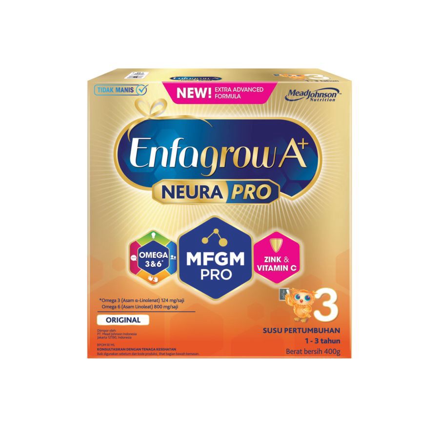 Enfagrow A+ 3 Original Susu Formula 1-3 Tahun 400gram