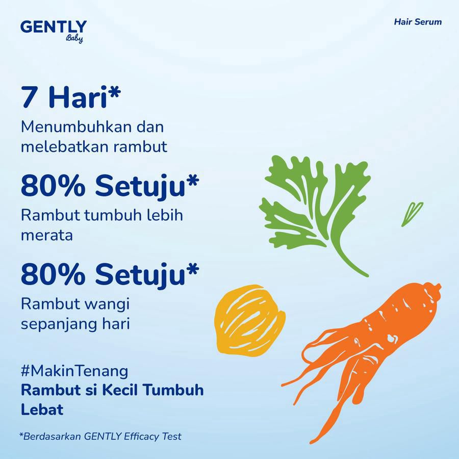 Gently Baby Hair Serum For Baby 60ml