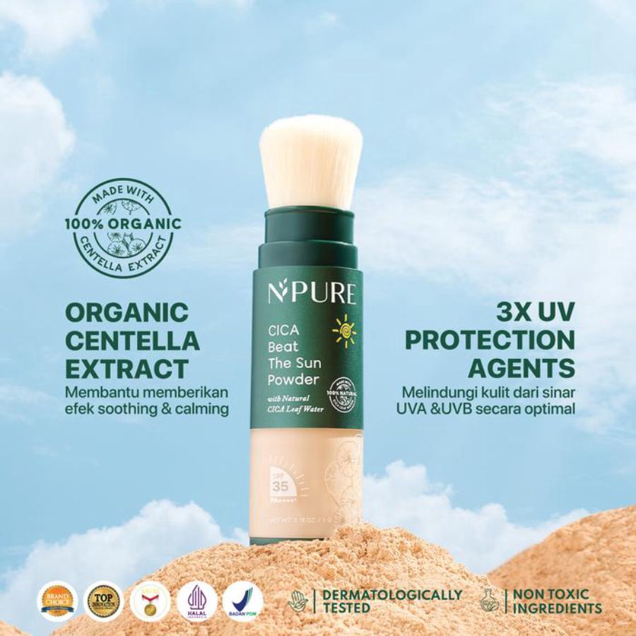 NPURE Cica Beat The Sun Powder SPF 35 5gram