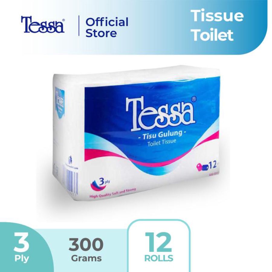 Tessa Soft Bathroom Tissue 3 Ply 12rolls