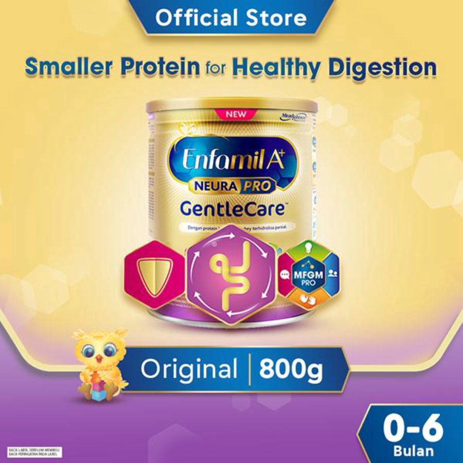 Enfamil A+ 1 Neura Pro Gentle Care Susu Formula Bayi 0-6 Bulan 800gram