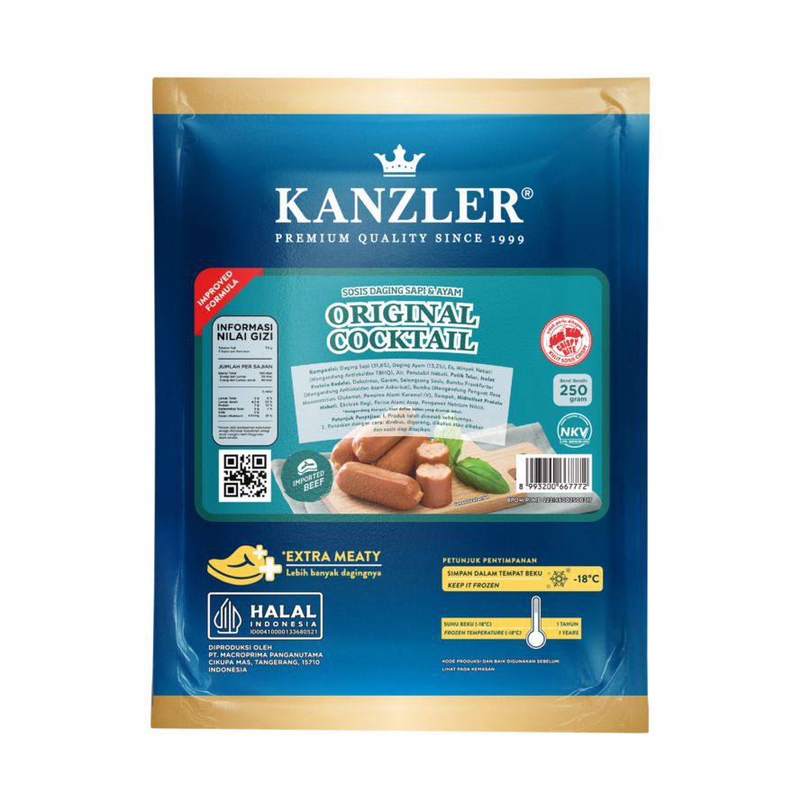 Kanzler Original Cocktail Sausages 250gram