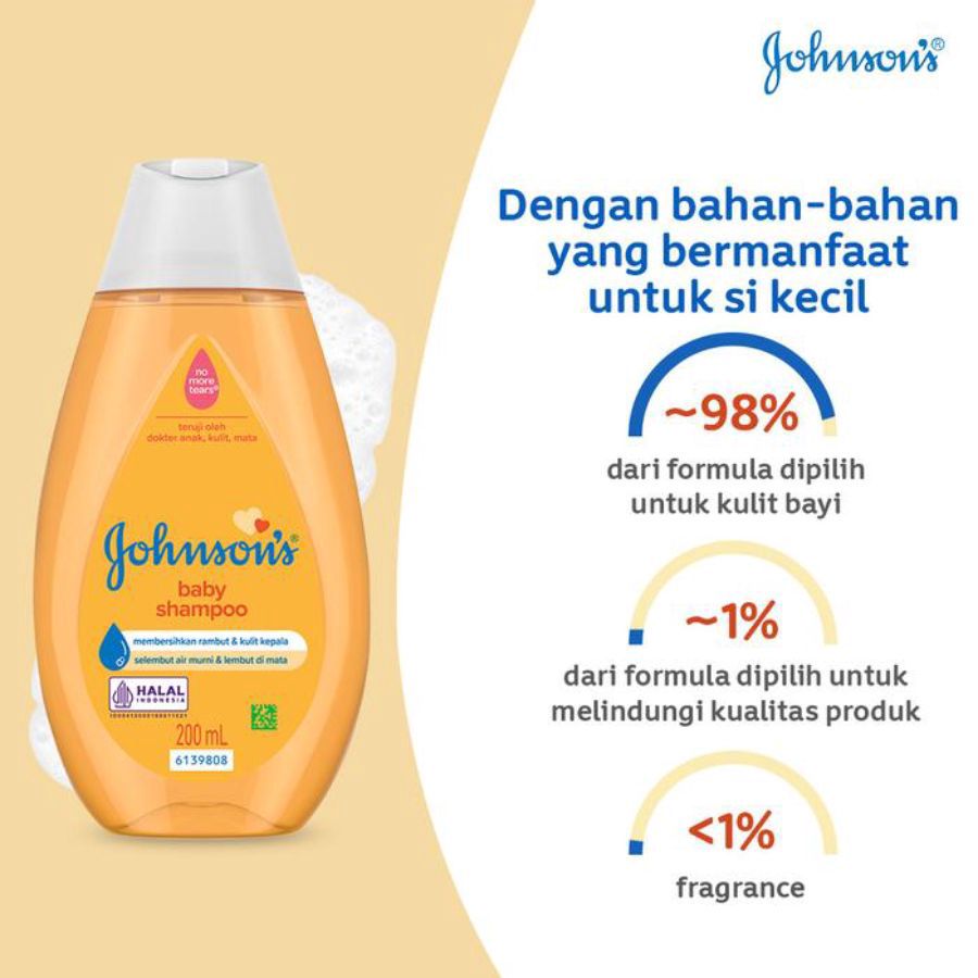 Johnson's Baby Shampoo Gold 200ml
