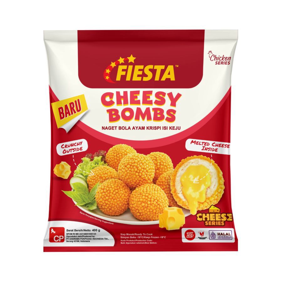 Fiesta Cheesy Bombs 400gram