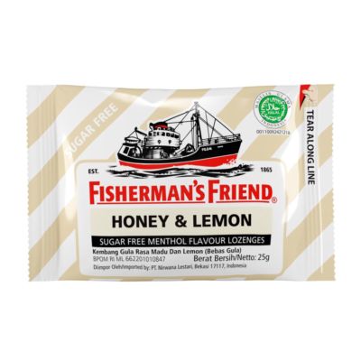 Fisherman's Friend Honey & Lemon Sugar Free Permen