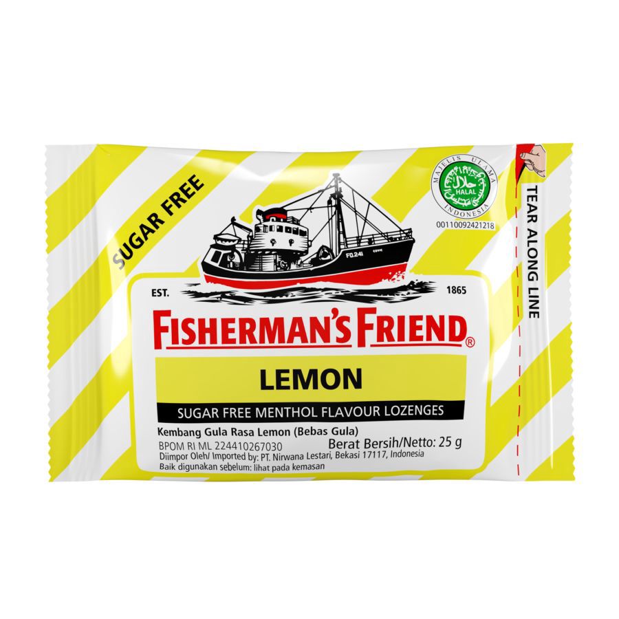 Fisherman's Friend Lemon Sugar Free Permen 22gram