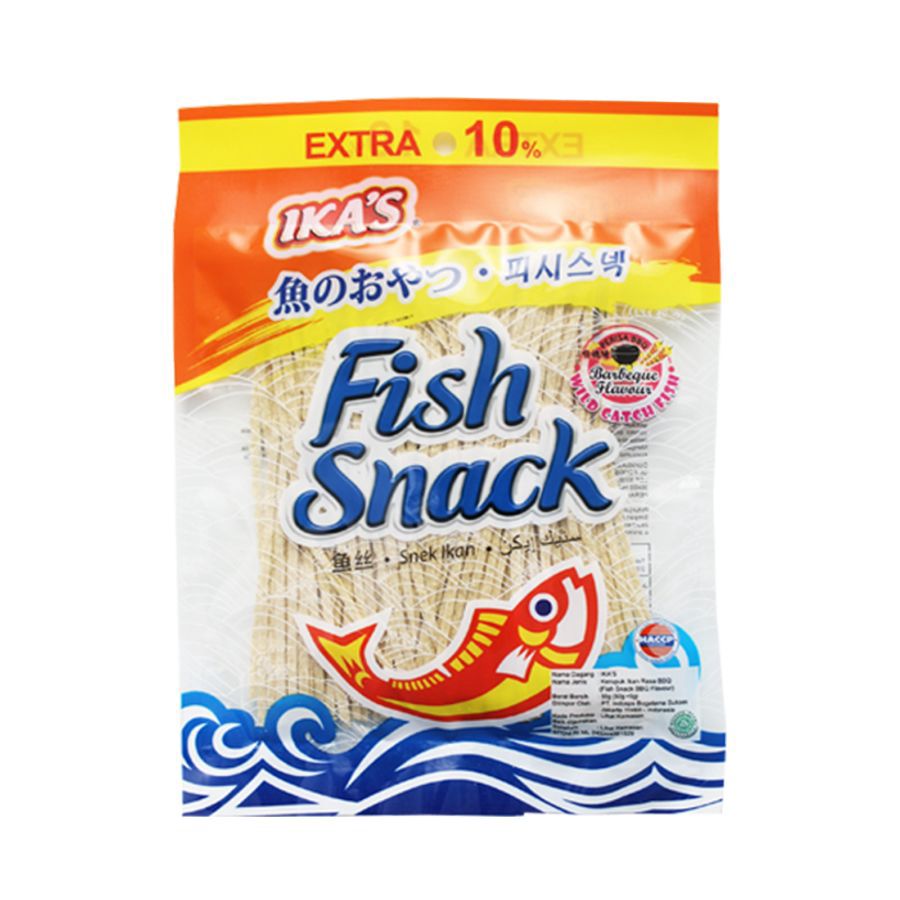 Ika's Fish Snack BBQ Flavour 55gr 55gram