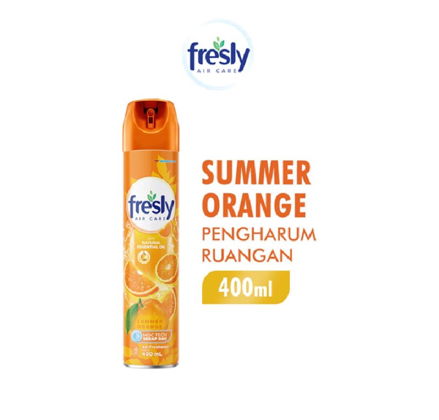 Fresly Aerosol Summer Orange Pengharum Ruangan 400ml