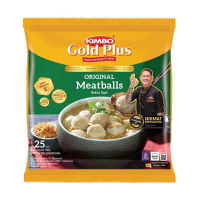 Kimbo Gold Plus Bakso Original 25pcs 340gram