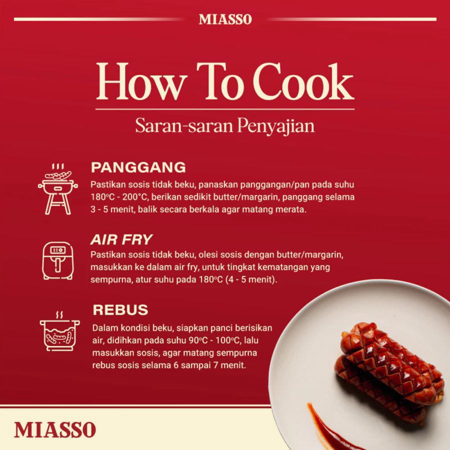 Miasso Sosis Spicy Cheese Coriander 190gr