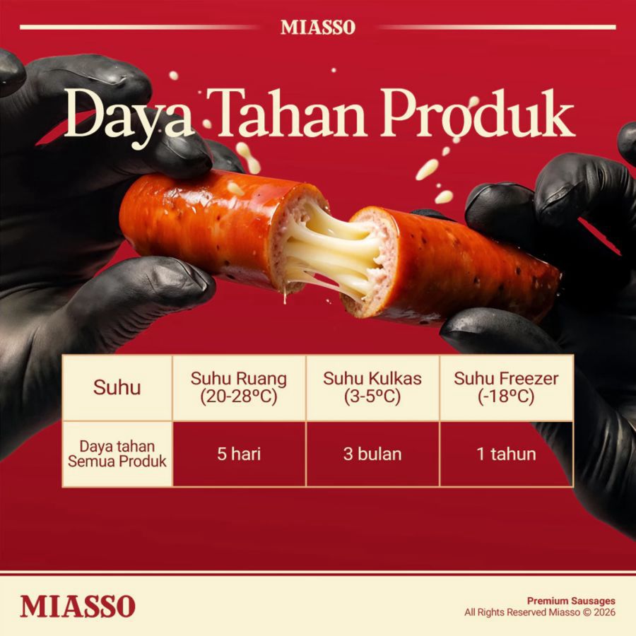 Miasso Sosis Spicy Cheese Coriander 190gr